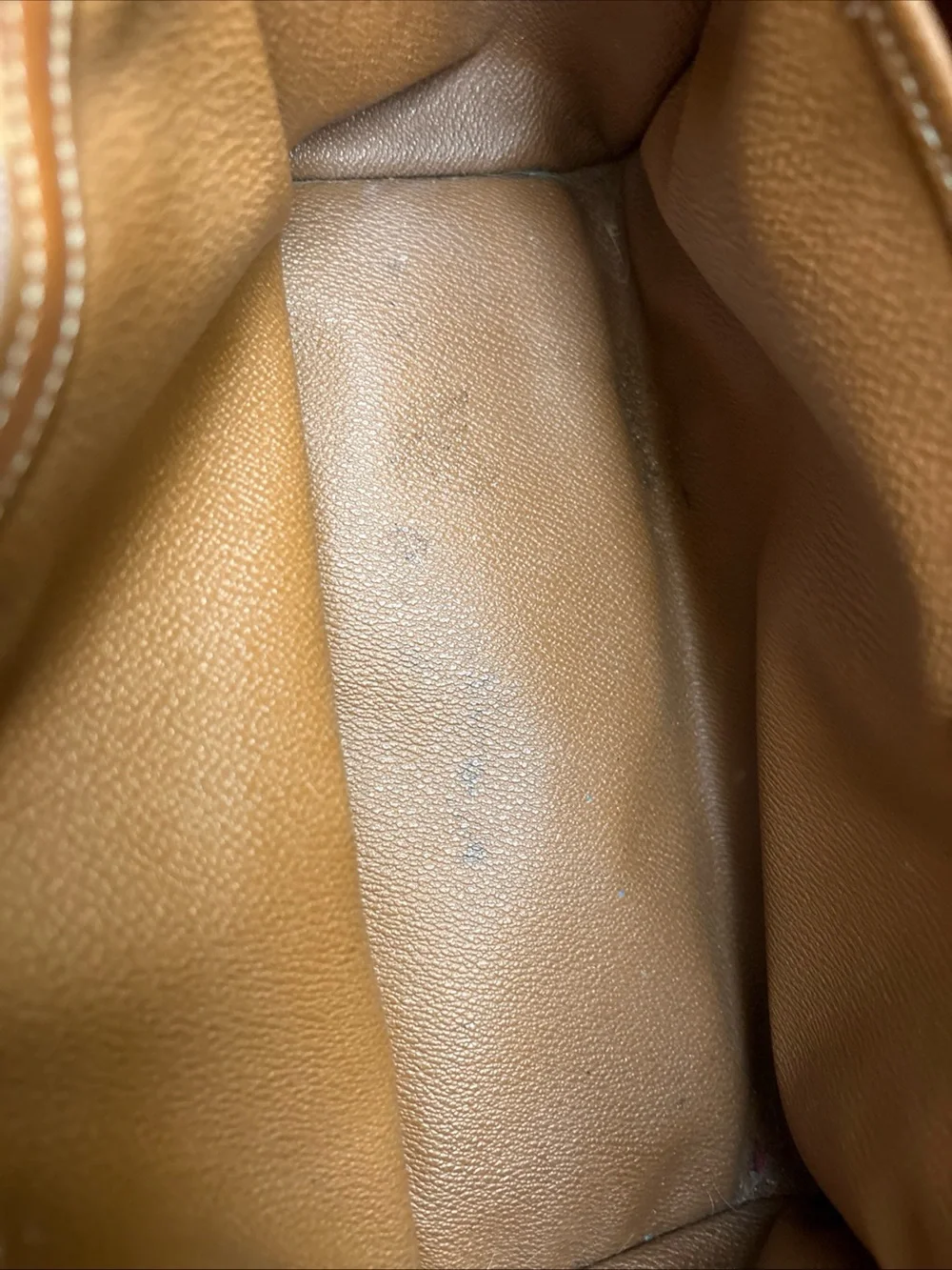Vintage Dooney & Bourke Tan Leather-Trim purse
